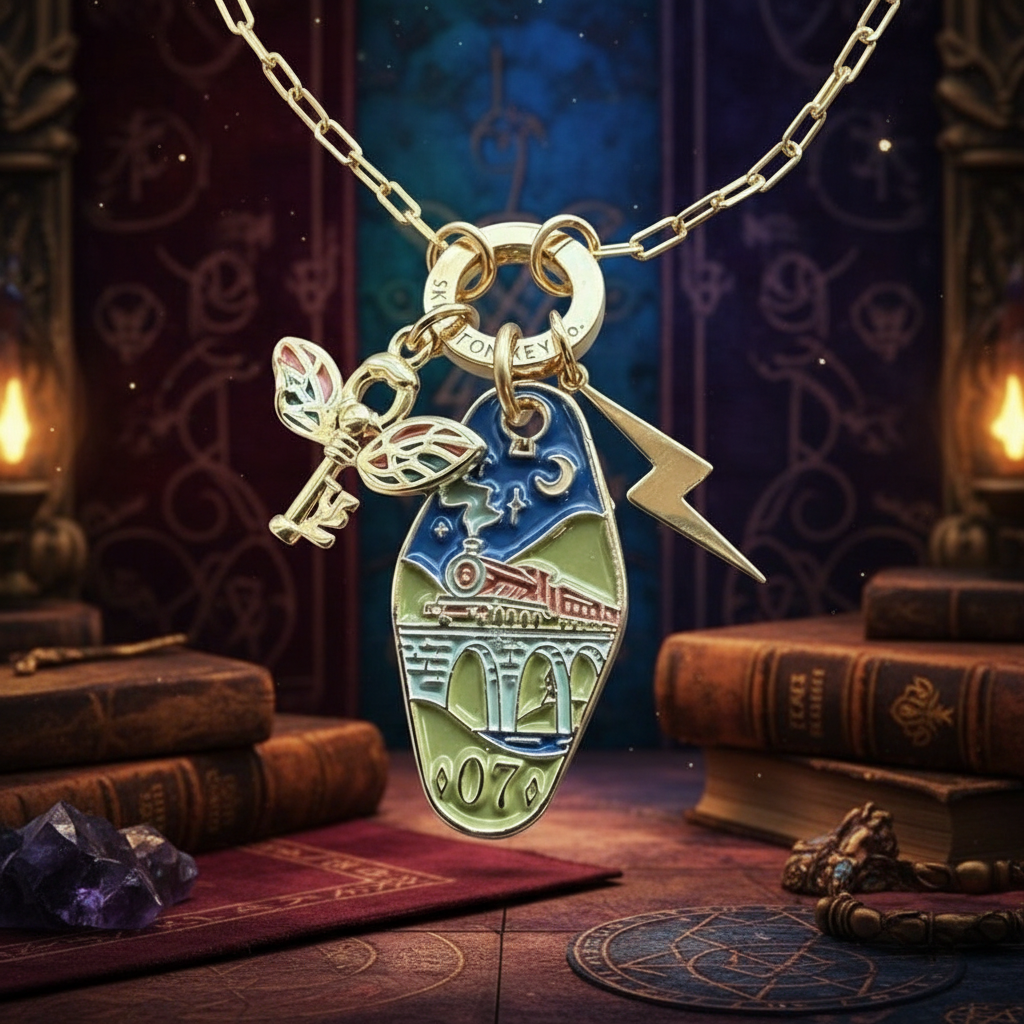 The Wizard's Express Gold Charm